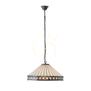 Závesné svietidlo Interiors Fargo Tiffany viacfarebné 64147 small 9