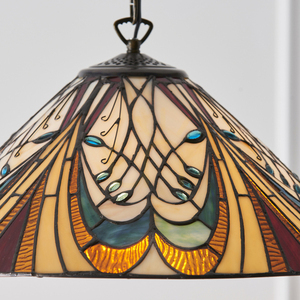 Hector Tiffany Závesné svietidlo Multicolor 64162 Interiéry. small 6