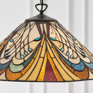 Hector Tiffany Závesné svietidlo Multicolor 64162 Interiéry. small 7