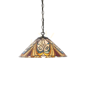 Hector Tiffany Závesné svietidlo Multicolor 64162 Interiéry. small 0