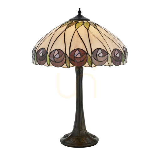 Skontrolujte Stolová lampa Interiors Hutchinson Tiffany multicolor 64177