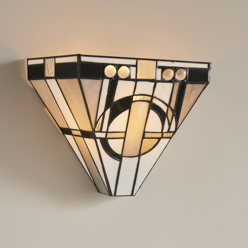 Skontrolujte Metropolitná nástenná lampa Tiffany Multicolor 64267 Interiéry