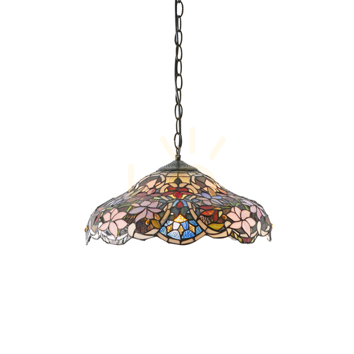 Skontrolujte Závesné svietidlo Sullivan Tiffany Multicolor 64325 Interiéry.