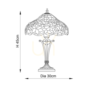 Stolová lampa Interiors Sullivan Tiffany multicolor 64327 small 2