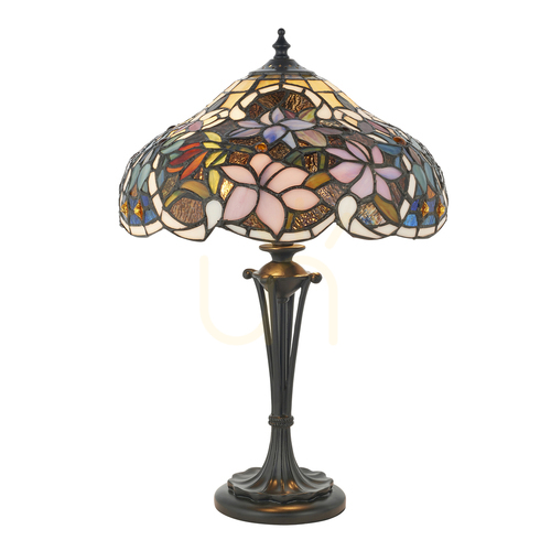 Skontrolujte Stolová lampa Interiors Sullivan Tiffany multicolor 64327