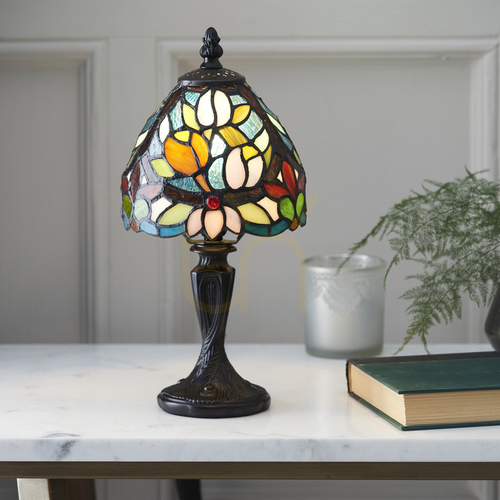 Skontrolujte Stolová lampa Sylvette Tiffany Multicolor 64331 Interiéry.