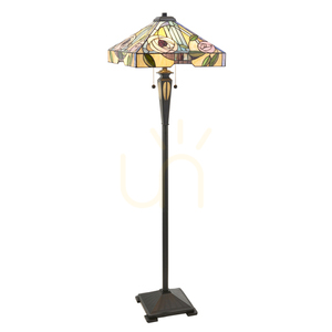 Stojacia lampa Interiors Willow Tiffany viacfarebná 64383 small 0