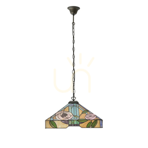 Závesné svietidlo Tiffany Interiors Willow Multicolor E27 3x60W 64384 small 2