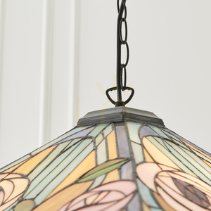 Závesné svietidlo Tiffany Interiors Willow Multicolor E27 3x60W 64384 small 8