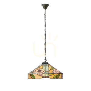 Závesné svietidlo Tiffany Interiors Willow Multicolor E27 3x60W 64384 small 9