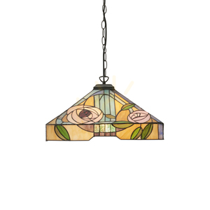 Závesné svietidlo Tiffany Interiors Willow Multicolor E27 3x60W 64384 small 0