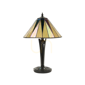 Tiffany stolová lampa Interiors Tmavá hviezda viacfarebná 70367 small 1