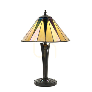Tiffany stolová lampa Interiors Tmavá hviezda viacfarebná 70367 small 0