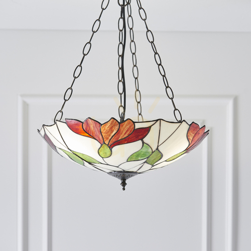 Skontrolujte Závesné svietidlo Interiors Botanica Tiffany multicolor 70946