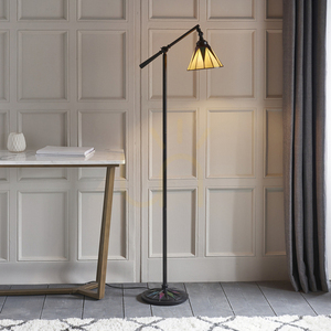 Tmavá hviezda Tiffany Viacfarebná stojaca lampa 74355 Interiéry small 3