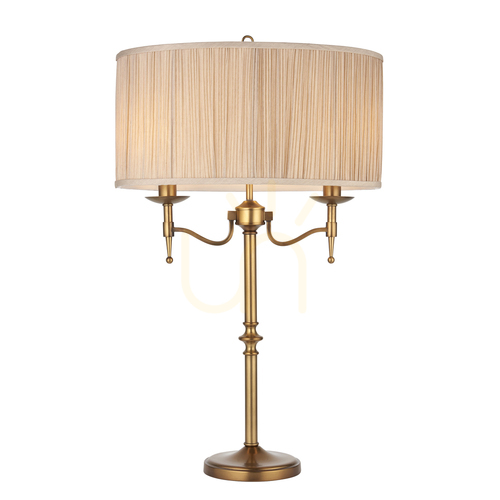 Skontrolujte Stolová lampa Stanford Brass 63648 Interiéry.