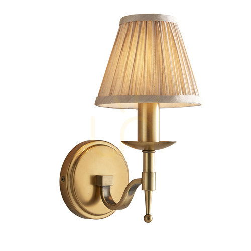 Skontrolujte Nástenné svietidlo Stanford Brass 63653 Interiéry