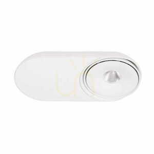 Plafón Max Light Vector C0267 biely LED 10W 3000K 20,6 cm small 1