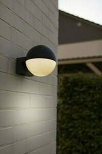 Vonkajšie nástenné svietidlo Lutec Looma 5138001118 sivé 15 cm hliník small 2