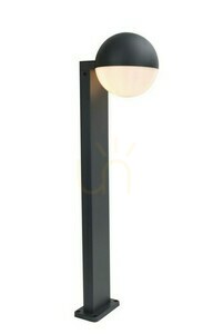 Vonkajšie nástenné svietidlo Lutec LOOMA 7138001118 sivé 70 cm E27 small 0