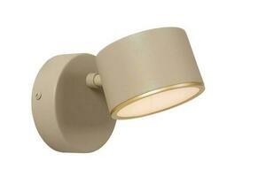 Nástenné svietidlo Lucide GIAN taupe kov LED 9W 200lm dotykový stmievač 17 cm 44217/08/41 small 0