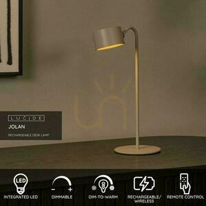 Nabíjateľná stolová lampa Lucide JOLAN LED 3,5 W taupe 46619/03/41 small 2