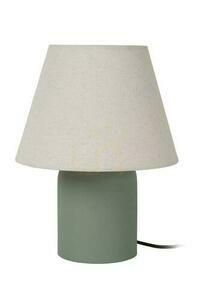 Stolová lampa Lucide MACIA zelená keramika ľan E14 06527/01/33 small 1
