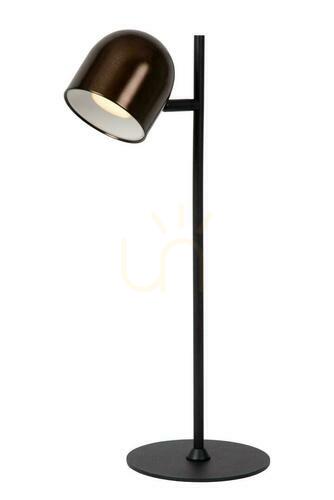 Skontrolujte Stolová lampa Lucide SKANSKA LED 3W stmievateľná hnedá čierna IP44 03649/03/96
