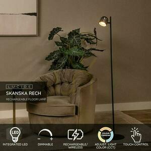 Podlahová lampa Lucide SKANSKA LED 3W šedá IP44 137 cm 03749/03/15 small 2