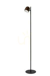 Nabíjateľná stojacia lampa Lucide SKANSKA RECH LED 3 W, kávová, IP44, 137 cm small 0