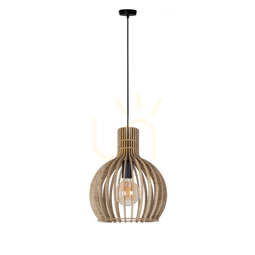Skontrolujte Závesné svietidlo Sigma WINTER M čierna/dub E27 29 cm 40953