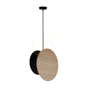 Závesné svietidlo Sigma TOLA čierna dub E27 SKU 41091 small 0
