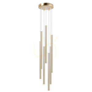 Závesné svietidlo Sigma SOPEL LUX 5xG9 brúsené zlato 40966 small 0