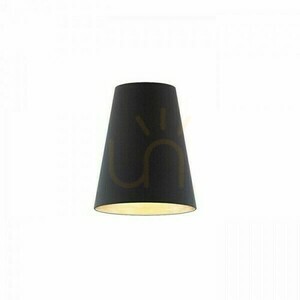 Stínidlo, Conny 25/30 Stínidlo stolovej lampy Polycotton Čierna/biela PVC Max. 23 W small 0
