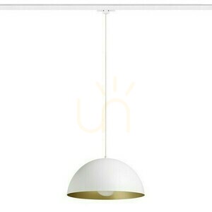 Závesné svietidlo Gladys 40 pre 3 fázy. Koľajnice biela/biela 230 V Led E27 15 W. small 1