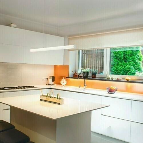 Skontrolujte Rivier Led závesné svietidlo I Chróm/Akryl Mlieko 230 V 24 W 3000 K.