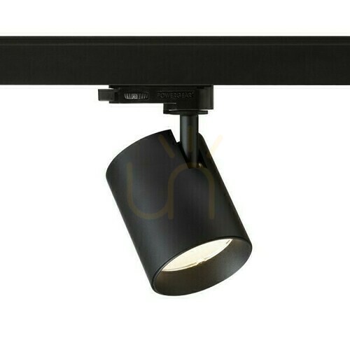 Skontrolujte Iris 7 na 3-fázový reflektor. Koľajnice čierne 230 V Led 10 W 24° 3000 K