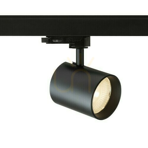 Skontrolujte Iris 7 na 3-fázový reflektor. Koľajnice čierne 230 V Led 10 W 24° 3000 K