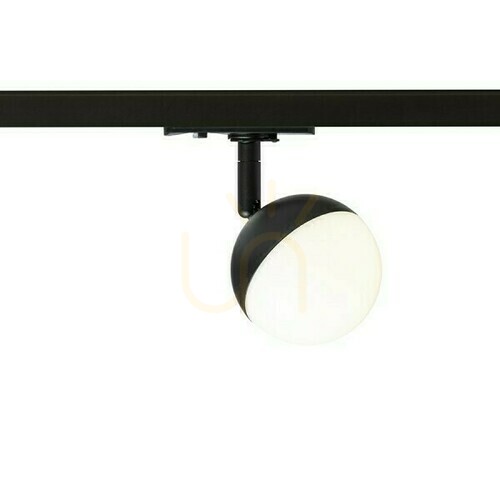 Skontrolujte Lyra Spotlight pre 1 fázu. Koľajnice Čierne mlieko Akryl 230 V Led 5 W 3000 K