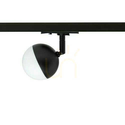 Skontrolujte Lyra Spotlight pre 1 fázu. Koľajnice Čierne mlieko Akryl 230 V Led 5 W 3000 K