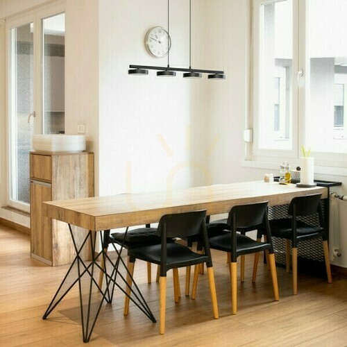 Skontrolujte Čierne závesné LED svietidlo Rendl ARETHA IV R14424, 4 × 12 W, 3000 K