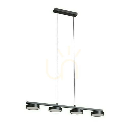 Skontrolujte Čierne závesné LED svietidlo Rendl ARETHA IV R14424, 4 × 12 W, 3000 K