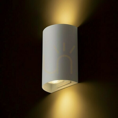 Skontrolujte Nástenné svietidlo Capri R nástenné svietidlo biele 230 V Led Gu10 2x9 W.