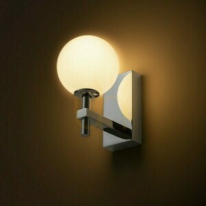 Nástenné svietidlo Peggy chróm/opálové sklo 230 V Led G9 6 W Ip44 small 2