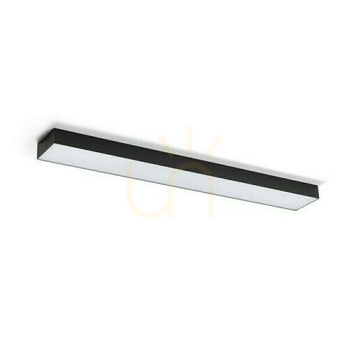 Skontrolujte Larisa 115 X15 Dimm stropné povrchové svietidlo čierne 230 V Led 60 W 3000 K.