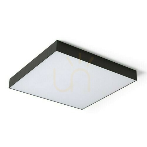 Skontrolujte Larisa Sq 60 Dimm Stropný plafón čierny 230 V Led 100 W 3000 K 4000 6500