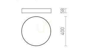 Rendl LARISA R 40 3CCT biele stropné svietidlo LED 50 W 40 cm small 2