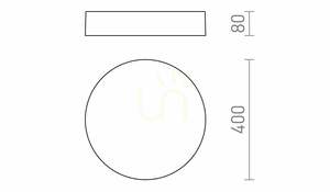 Čierne stropné LED svietidlo Rendl SOLIS 40 DIMM 50 W 3000 K R14344 small 4
