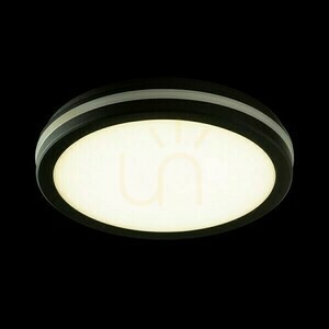Vonkajšie svietidlo Sono 30 s povrchovou montážou z čierneho plastu 230 V Led W Ip65 3000 K 4000 6000 small 2
