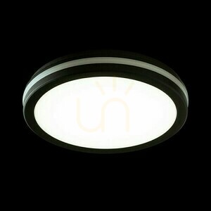 Vonkajšie svietidlo Sono 30 s povrchovou montážou z čierneho plastu 230 V Led W Ip65 3000 K 4000 6000 small 3
